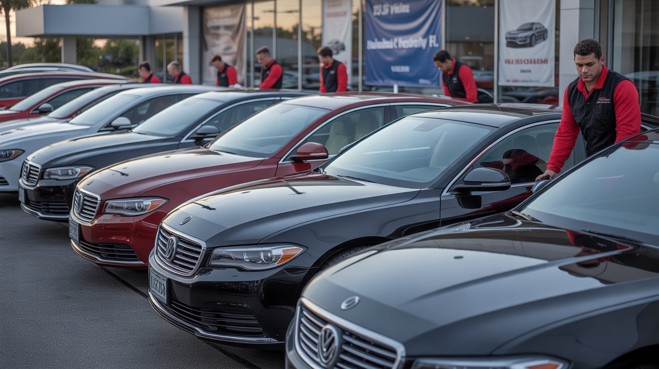 Fleet and dealership detailing Jacksonville FL